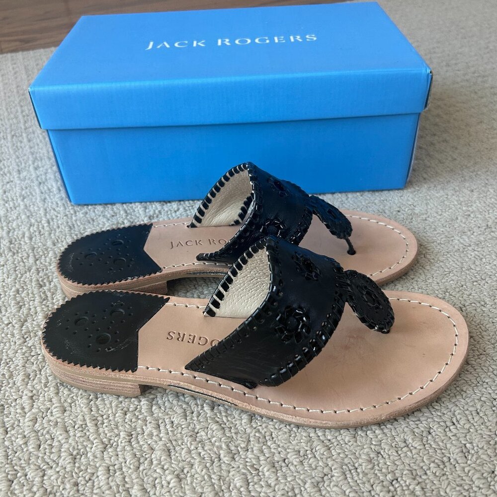 Jack Rogers Jacks Wide Flat Sandal 8W